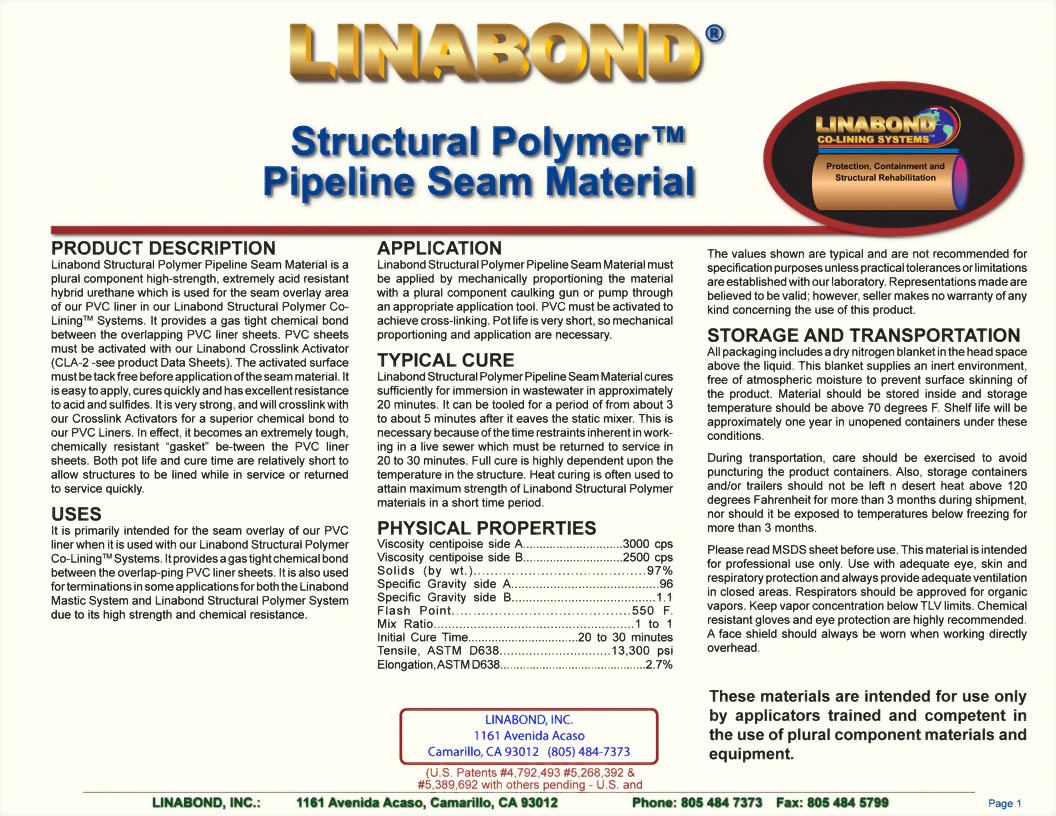 Pipeline Seam Material