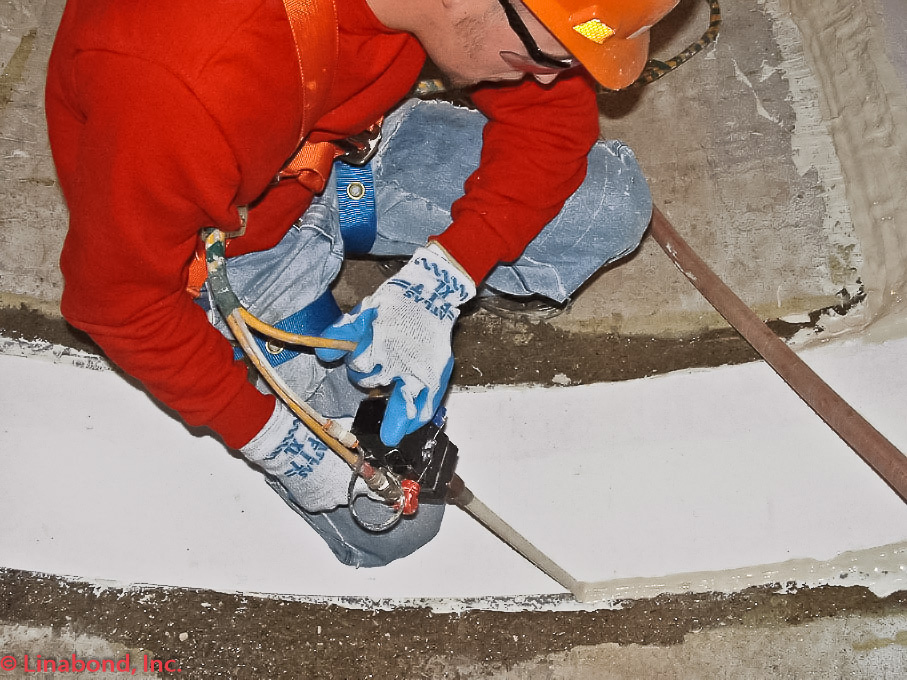 Beads Tie into both Linabond Primer and PVC Activator